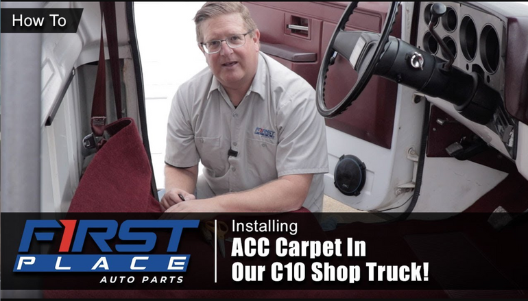 Video: We're installing ACC Carpet in our C10 shop truck!