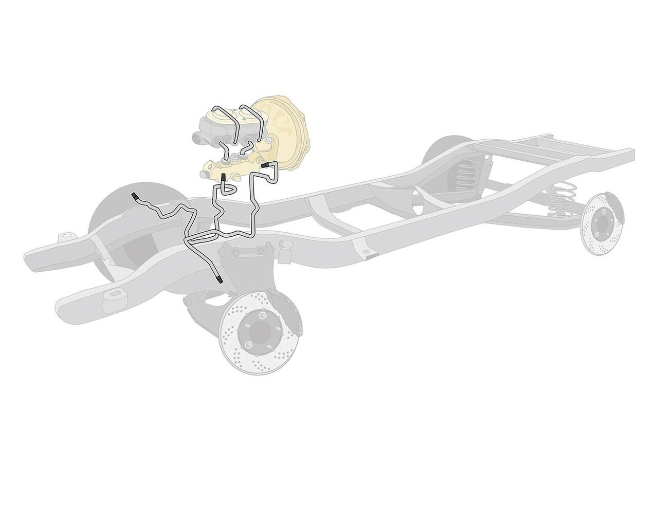 専用ページ The Right Stuff 1968 Pontiac GTO/LeMans, Pre-Bent Stainless Manual