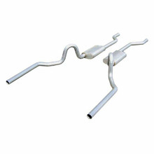Pypes Exhaust 64-72 Chevelle Crossmember Back True Dual Exhaust System w/Turbo Pro Mufflers  - (SGA30T-PYP)