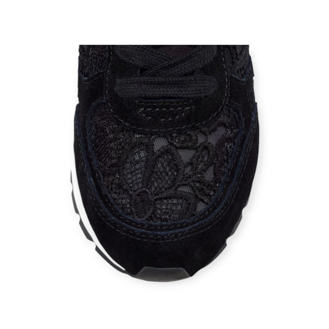 LEATHER AND LACE WEDGE SNEAKERS BEETOWN 74054 LEATHER AND LACE WEDGE SNEAKERS BEETOWN 74054