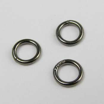 6mm Closed Jump Ring, Gunmetal Plated (pkg of 50)