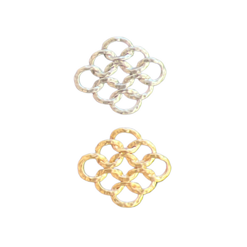 21x22mm Multi-Loop Box Square Connector (each)