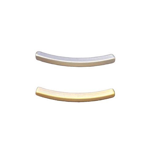 35mm x 3mm Square Curved Tube 2.5mm Inside Diameter (each)