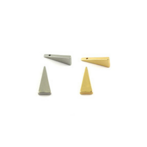 20mm Triangular Drop Pendant Side Drilled (each)