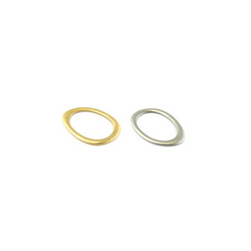 40mm x 29mm Flattened Oval Designer Ring (each)