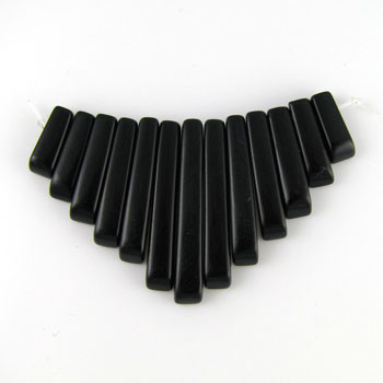 Black Onyx Gemstone Collar (13 pieces)