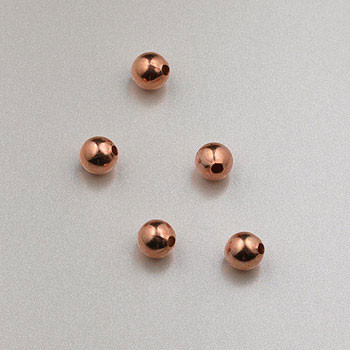 COP0001 - 2mm Round Beads, Solid Copper (pkg of 500)