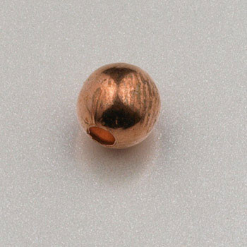 COP0005 - 6mm Round Beads, Solid Copper (pkg of 50)