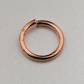 COP0021 - 8mm Open Jump Ring, Copper Plated (pkg of 100)