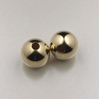 10mm Round 14kt Gold Filled (pkg of 5)