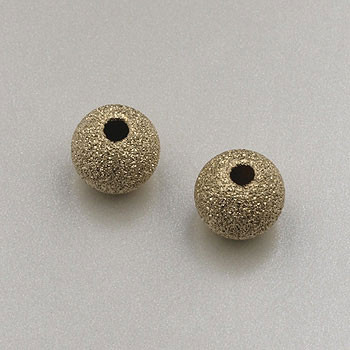 6mm Round ''Stardust'' Bead 14kt Gold Filled (pkg of 5)