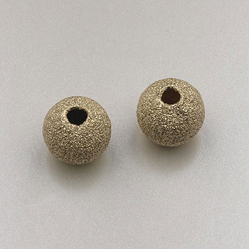 8mm Round ''Stardust'' Bead 14kt Gold Filled (pkg of 5)