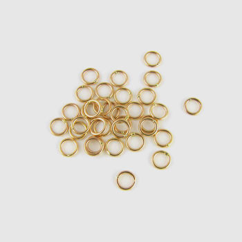4mm 22ga Soldered Closed Jump Ring 14kt Gold Filled (pkg of 25)