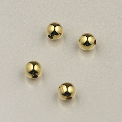 3mm Round Gold Plate (pkg of 500)