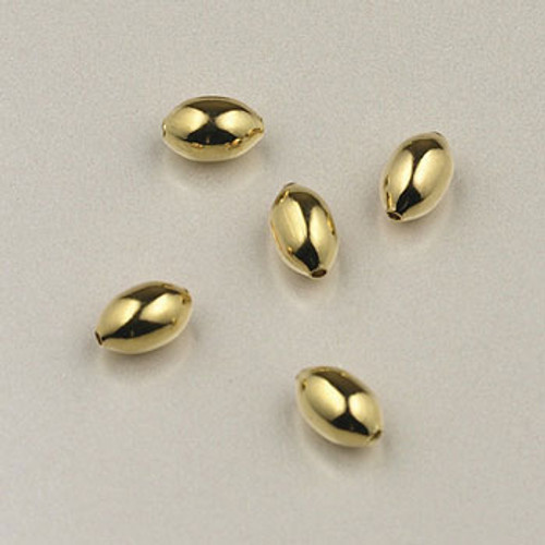 3x5mm Melon Gold Plated (pkg of 200)