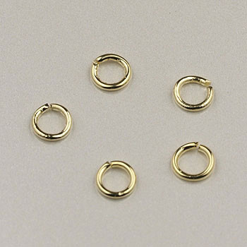 4mm 20ga Jump Ring Gold Plated (pkg of 100)