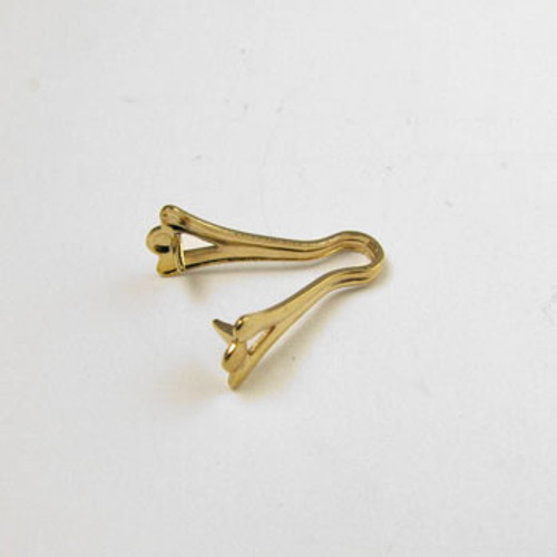 14x6mm Pinch Bail Gold Plated (pkg of 15)