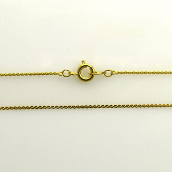 GP0185 -18 in. S Chain, Gold-Plate (pkg of 12)