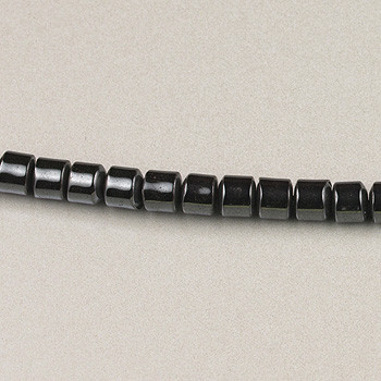 3x3mm Drum Hematite (Approx. 15" str)