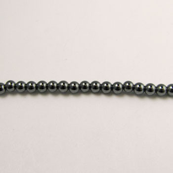 3mm Round Hematite (Approx. 15" str)
