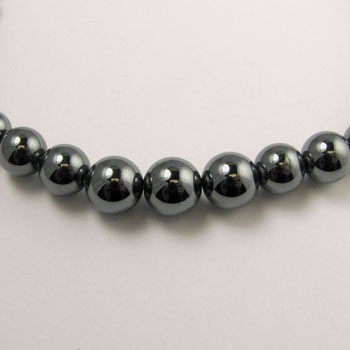 4-12mm Graduated Round Hematite (Approx. 15" str)