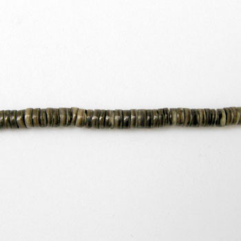 2-3mm Baby Olive Shell Heishi Beads (Approx. 24 in. strand)