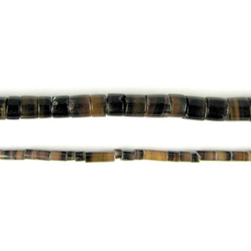 Dark Pennshell Shell Heishi Beads