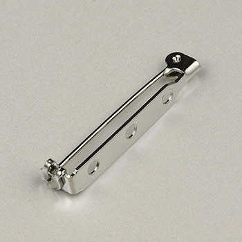 34mm Brooch Pin (Nickel Color) Silver Plate (pkg of 24)