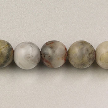 Crazy Lace Agate Round Gemstone (Approx. 15" str)
