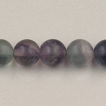 Fluorite Round Gemstone (Approx. 15" str)