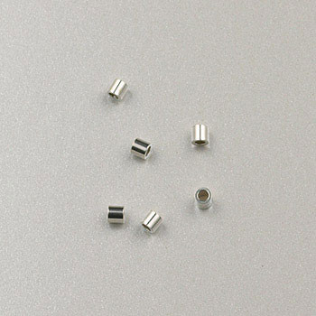 1x1mm Tube Crimp Sterling Silver (pkg of 50)
