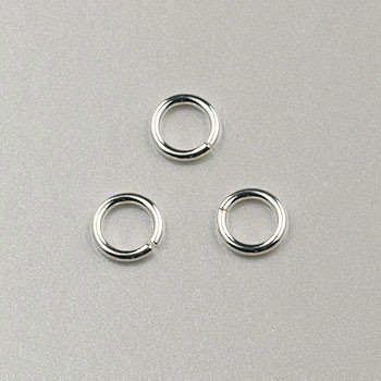 4mm 22ga Jump Ring Sterling Silver (pkg of 25)