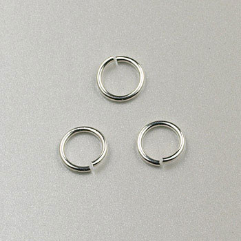 5mm 22ga Jump Ring Sterling Silver (pkg of 25)