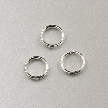 6mm 23ga Split Ring Sterling Silver (pkg of 25)