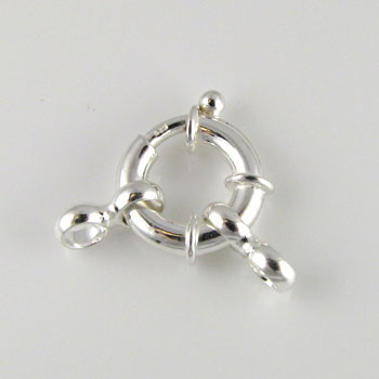 16mm Large Spring Ring Clasp Sterling Silver (each)
