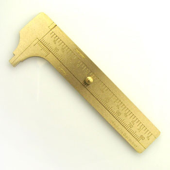 TO0065 - Brass Caliper Metric (up to 80mm) and Inches (up to 3.25 in.)  (each)