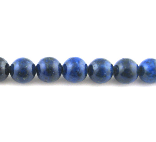 Lapis Lazuli (Color Enhanced) Round Gemstone (Approx. 15" str)