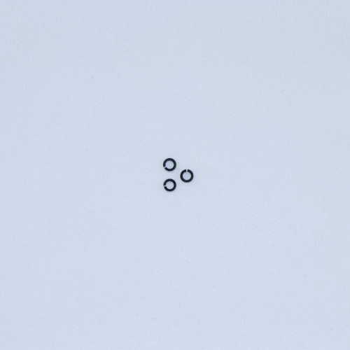 MBP001 - 3mm 22 Gauge Open Jump Ring, Matte Black Plated (pkg of 100)