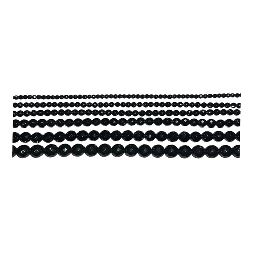 Faceted Round Hematite (Approx. 15" str)