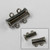 14mm 2-Strand Magnetic Slide Tube Clasp, Gunmetal Plated (each)
