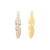 31mm x 6.5mm Feather Charm (each)