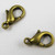 15mm Lobster Claw Clasp, Antique Brass Plated (pkg of 10)