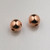 COP0004 - 5mm Round Beads, Solid Copper (pkg of 100)