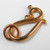 COP0031 - 20mm Hook and Eye Clasp, Copper Plated (each)