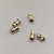 3x2mm Twisted Tornado Crimps 14kt Gold Filled (pkg of 50)