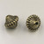 14mm Mushroom Antique Oxidized Gold Plated (pkg of 20)