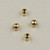 2mm Round Gold Plated (pkg of 1000)
