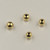 4mm Round Gold Plated (pkg of 500)