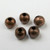 4mm Round Beads, Antique Copper Plated (pkg of 1000)