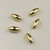 3x7mm Melon Gold Plated (pkg of 200)
